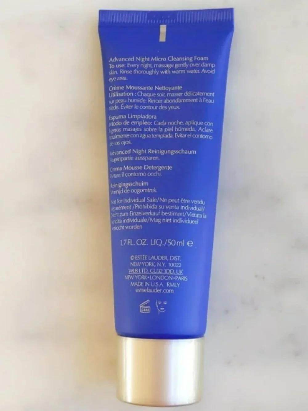 ESTEE LAUDER cosmetics Advanced Night Micro Cleansing Foam 1.7 Fl Oz skincare